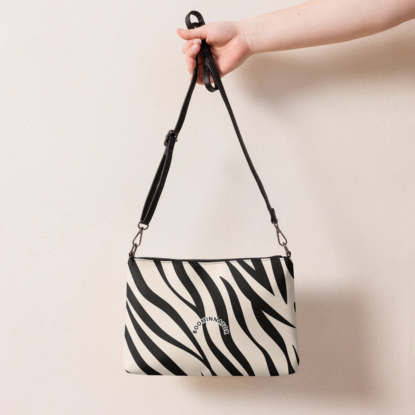 Boominnator Zebra Pattern Crossbody Bag