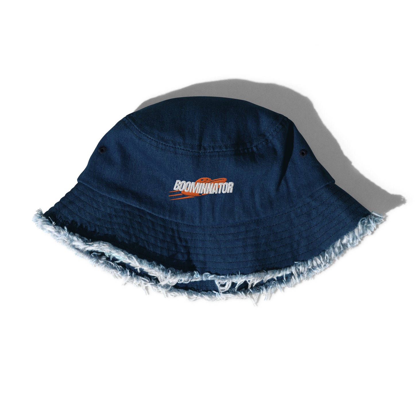 Boominnator Distressed denim bucket hat