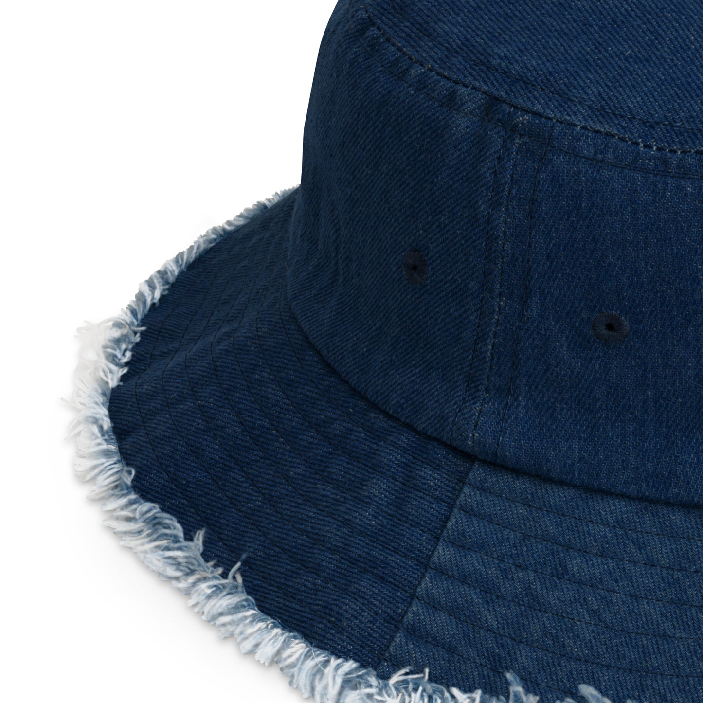 Boominnator Distressed denim bucket hat