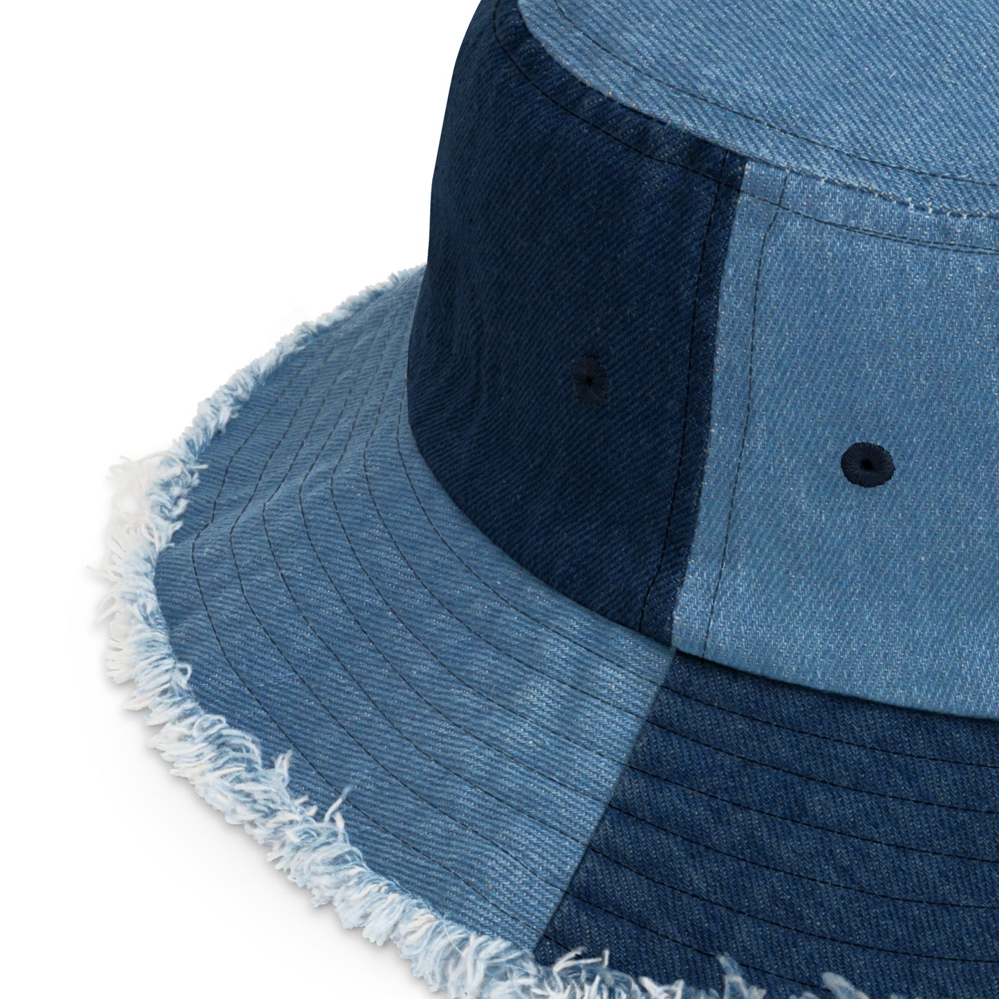 Boominnator Distressed denim bucket hat