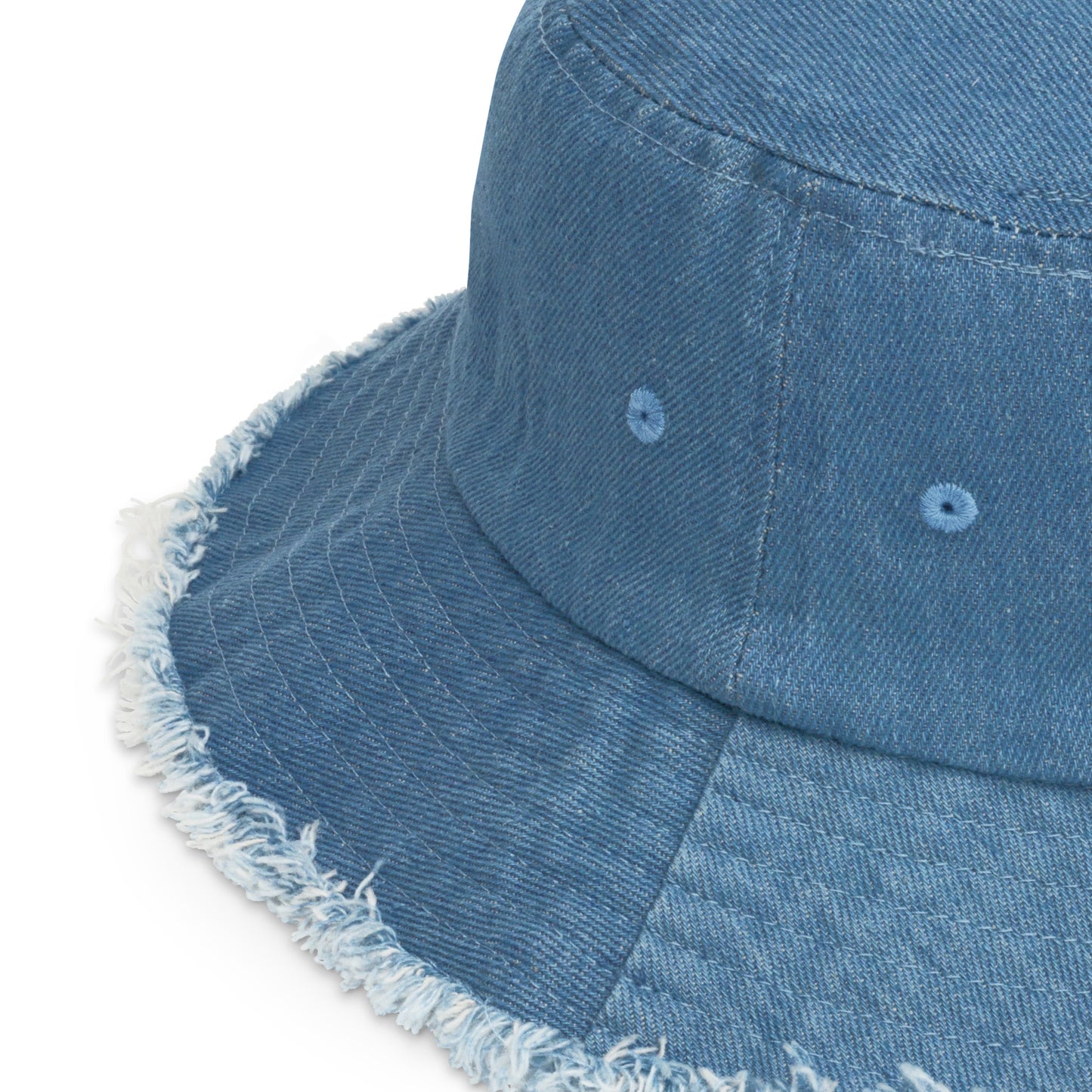 Boominnator Distressed denim bucket hat