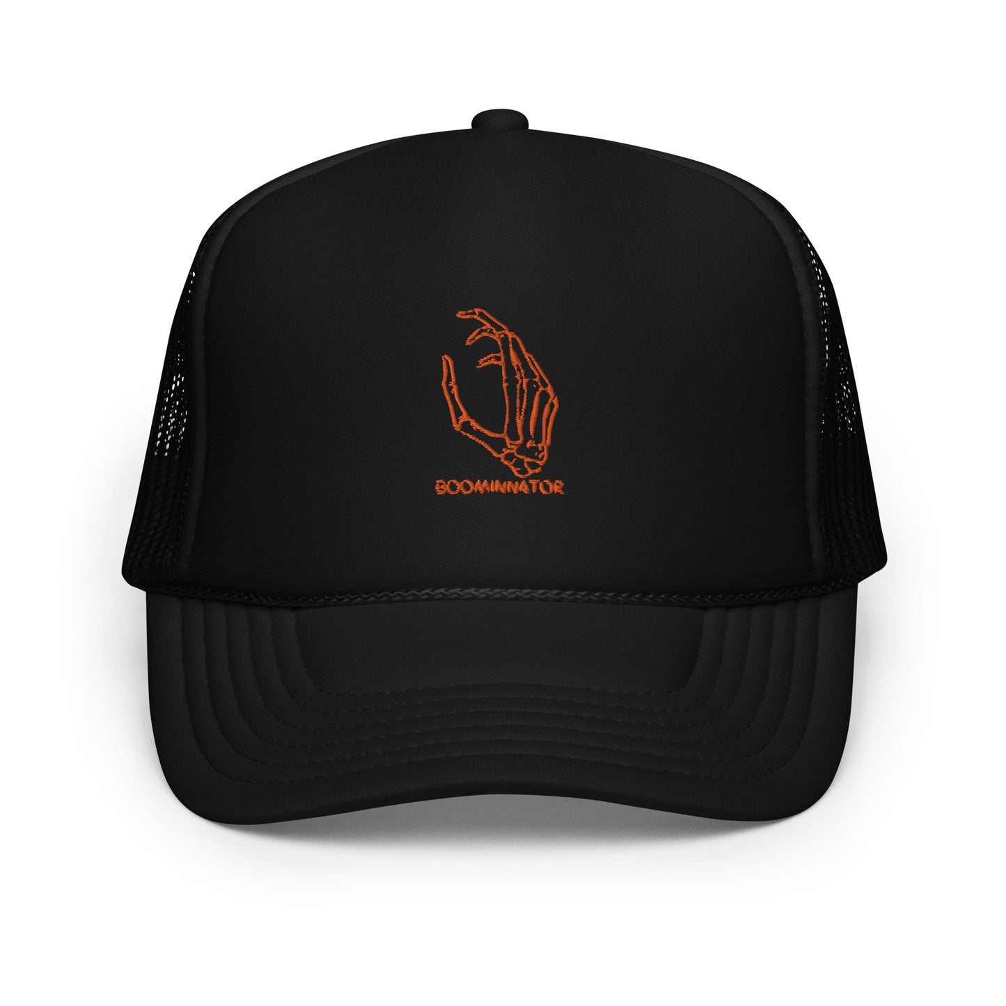 Boominnator Skeleton Hand Foam trucker hat