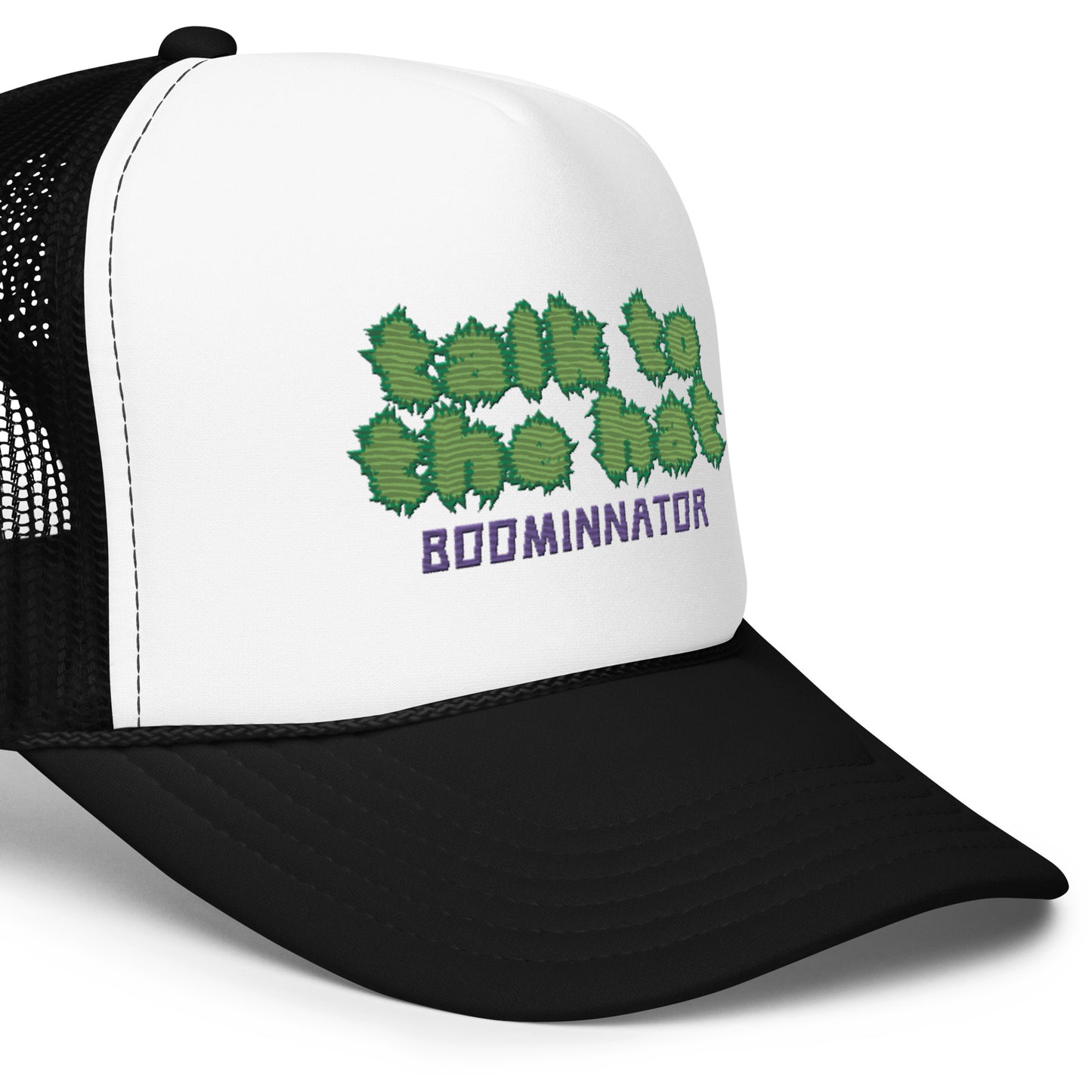 Boominnator Talk To The Hat Foam trucker hat