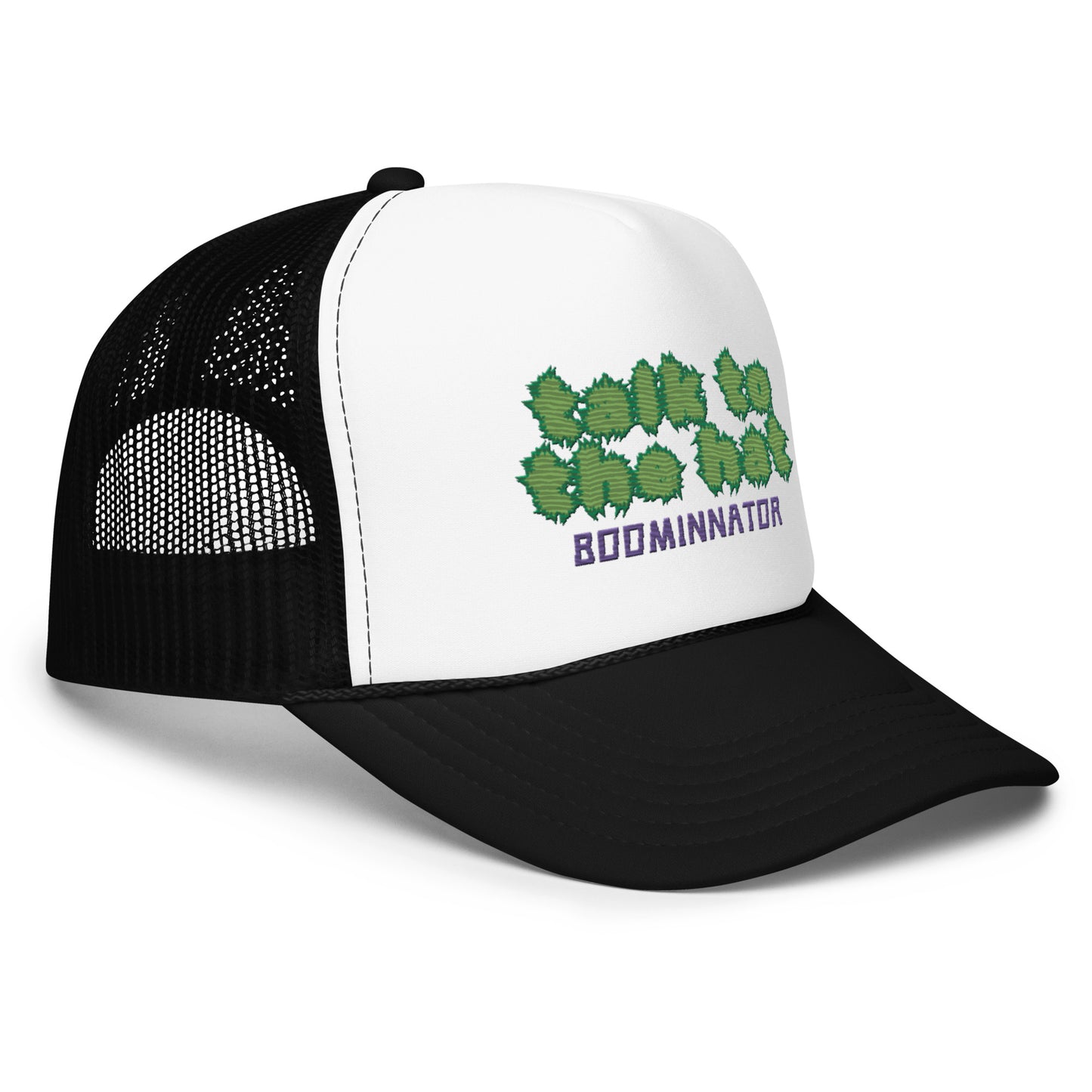 Boominnator Talk To The Hat Foam trucker hat