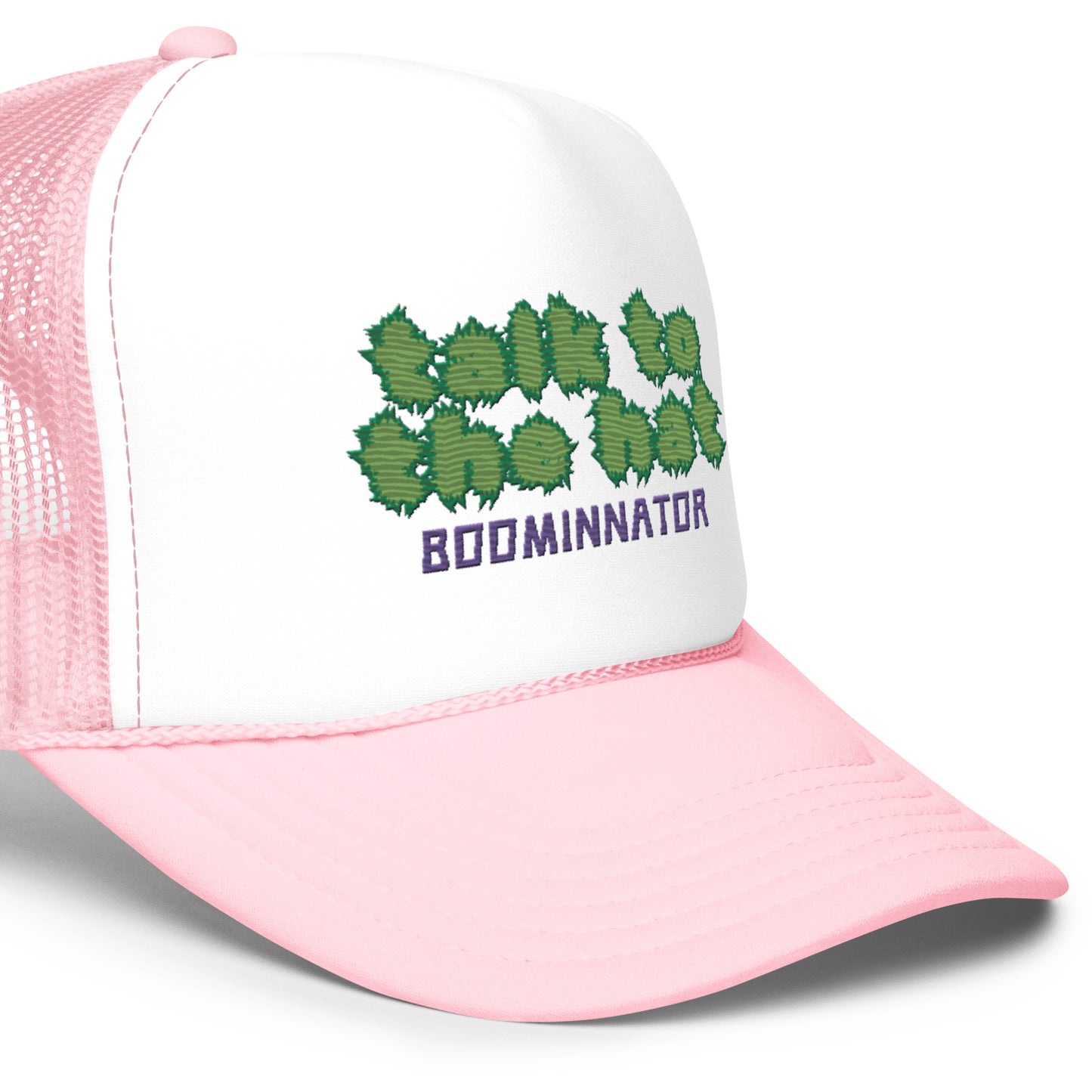 Boominnator Talk To The Hat Foam trucker hat