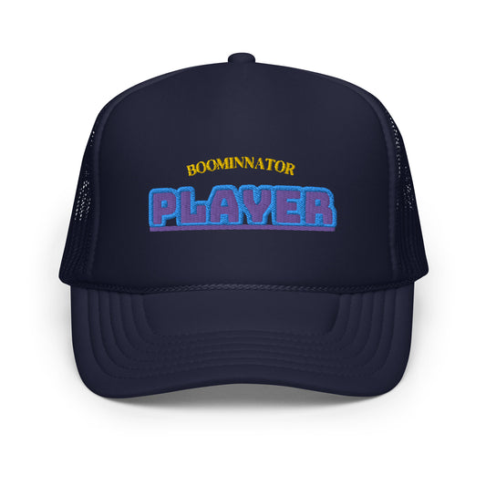Boominnator Player Foam trucker hat