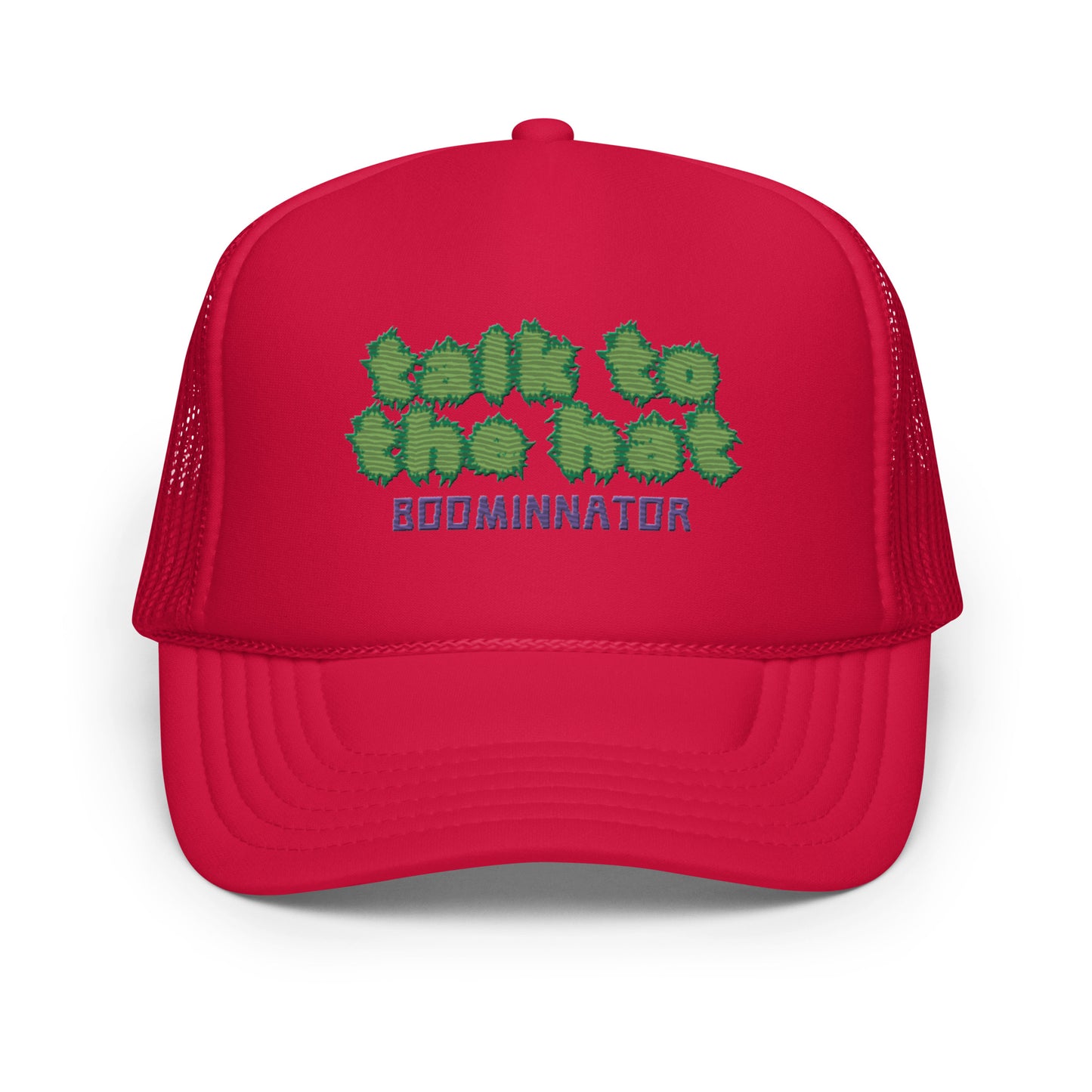 Boominnator Talk To The Hat Foam trucker hat