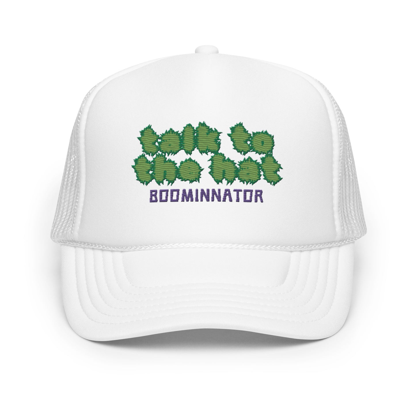 Boominnator Talk To The Hat Foam trucker hat