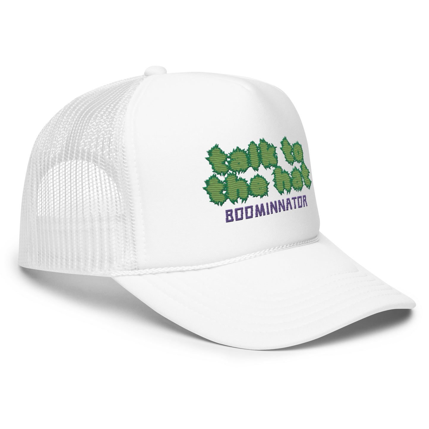 Boominnator Talk To The Hat Foam trucker hat