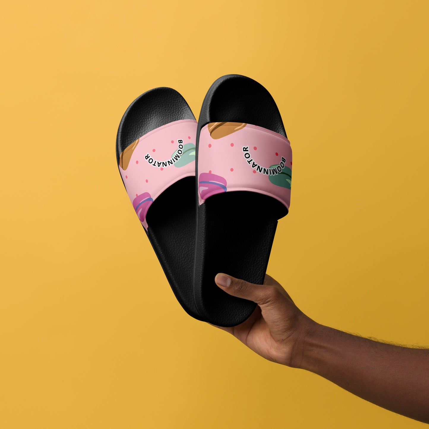 Boominnator Donut Print Men’s Slides