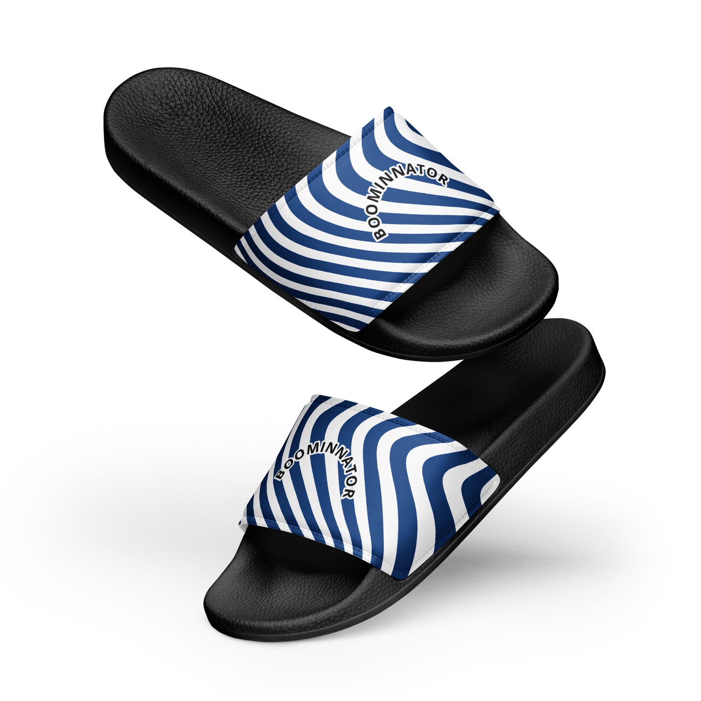 Boominnator Blue Stripe Men’s Slides