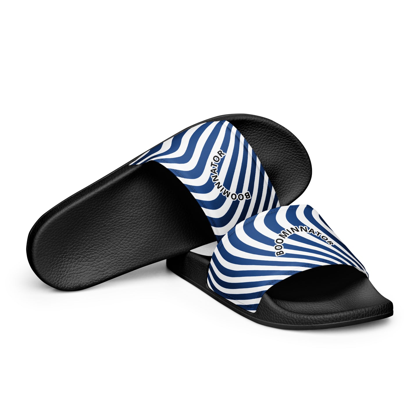 Boominnator Blue Stripe Men’s Slides