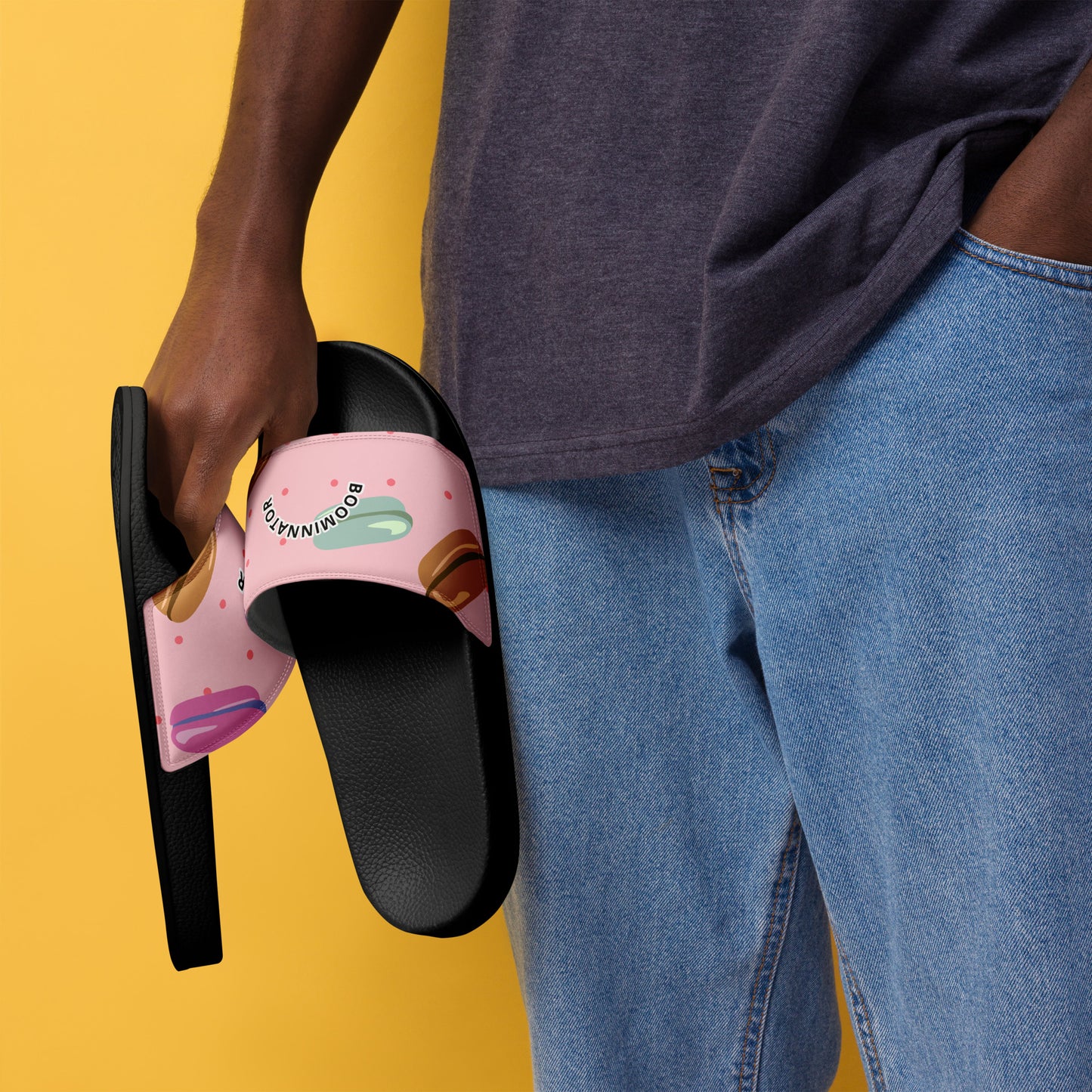 Boominnator Donut Print Men’s Slides