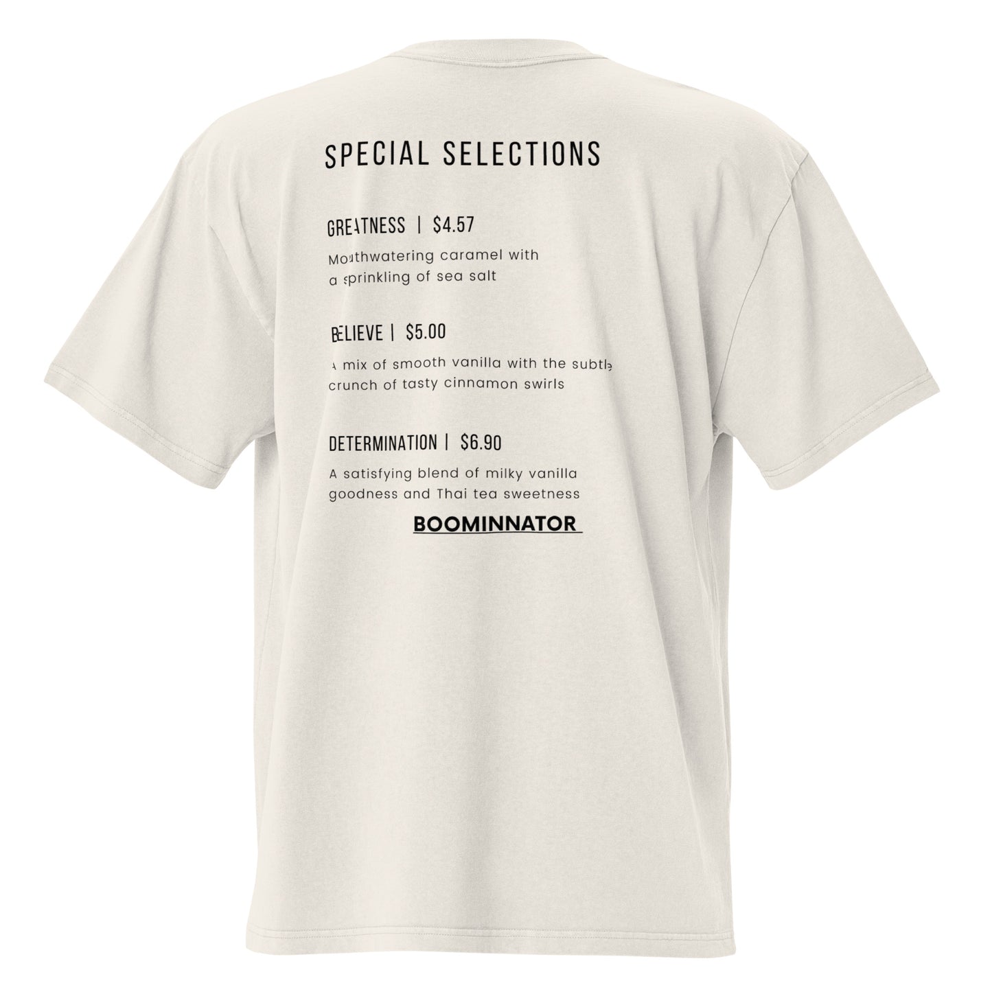 Boominnator Special Selections Oversized Tee