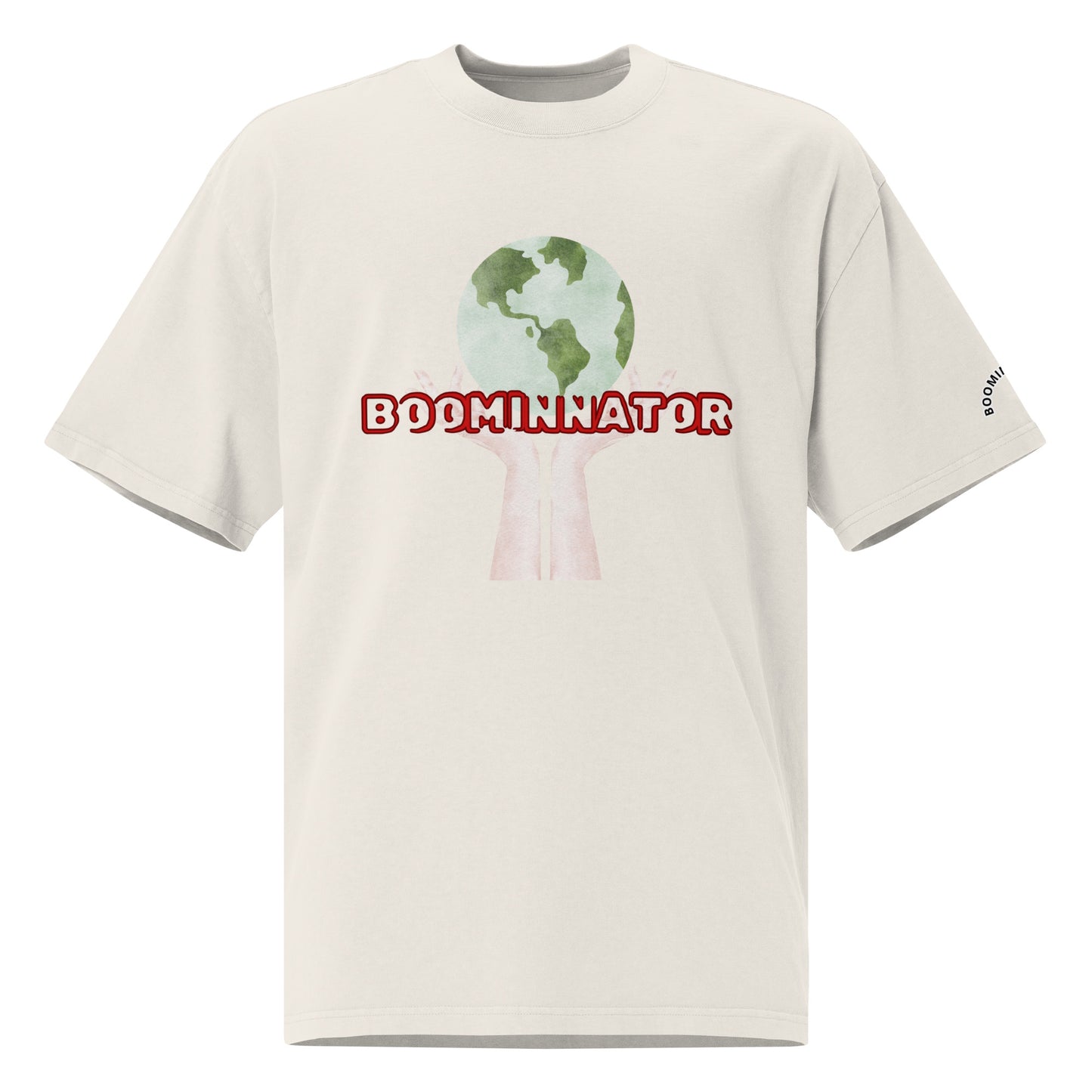 Boominnator Earth In My Hands Oversized Tee