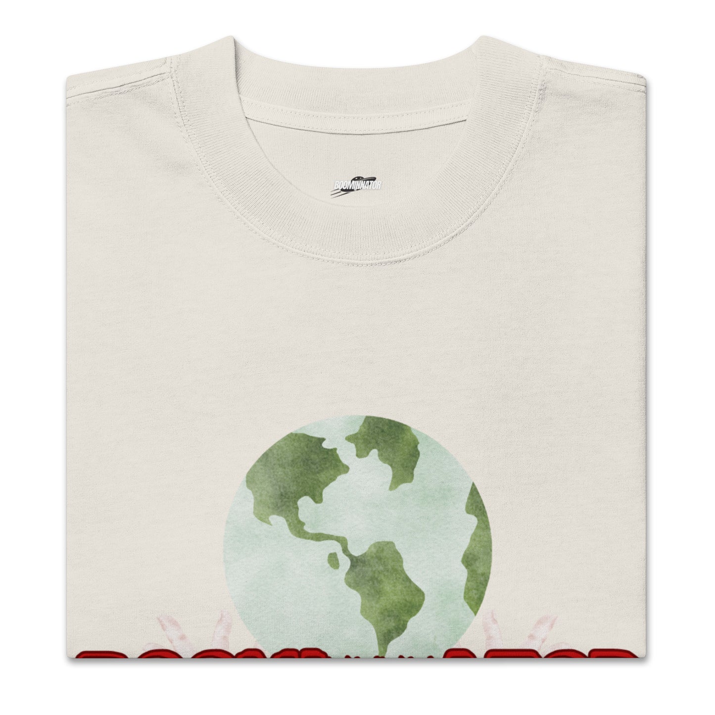 Boominnator Earth In My Hands Oversized Tee