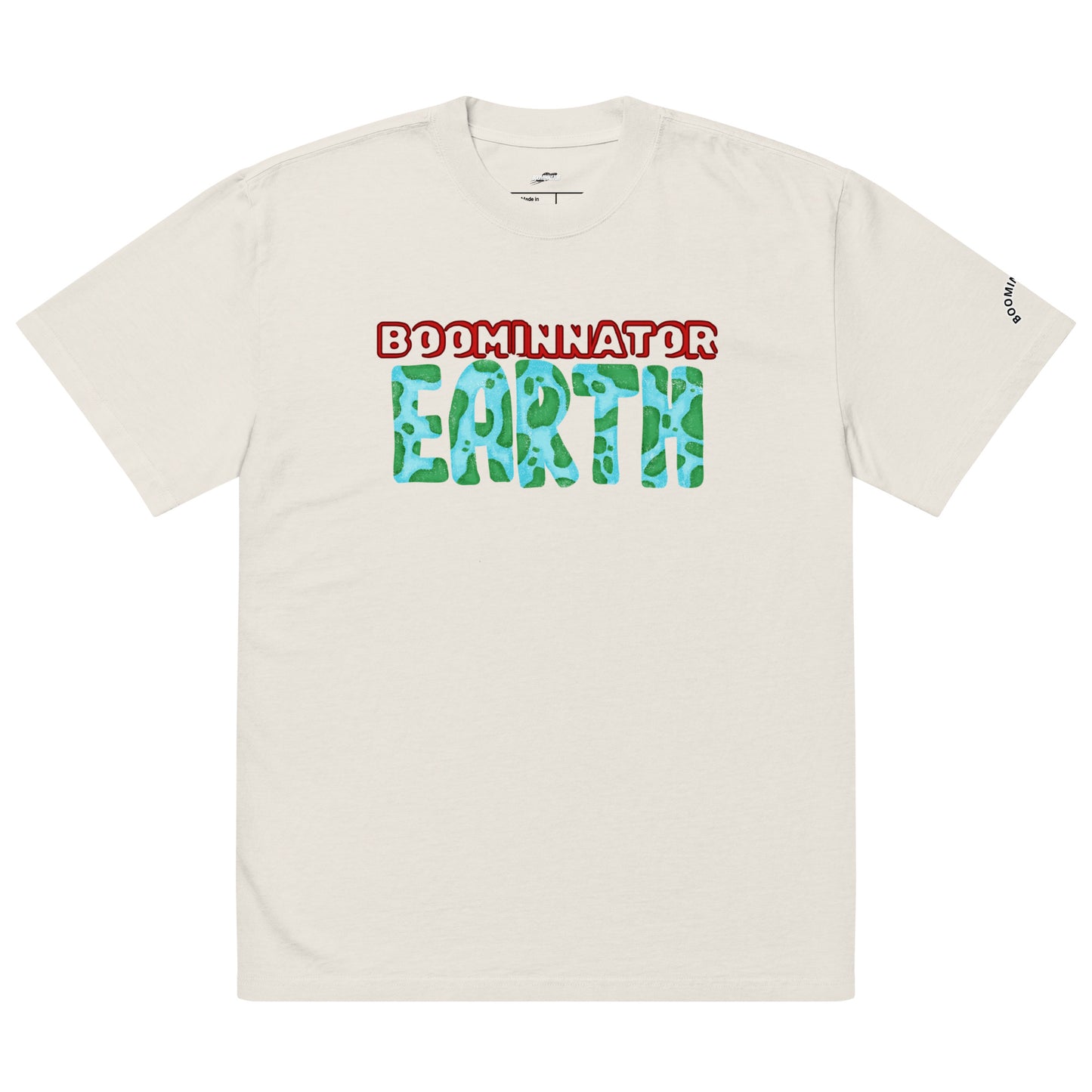 Boominnator Appreciate Earth Oversized Tee