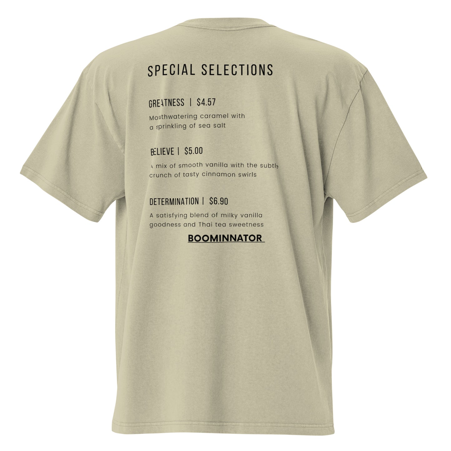 Boominnator Special Selections Oversized Tee