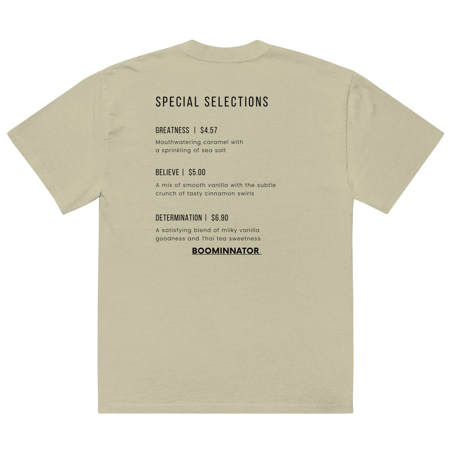 Boominnator Special Selections Oversized Tee