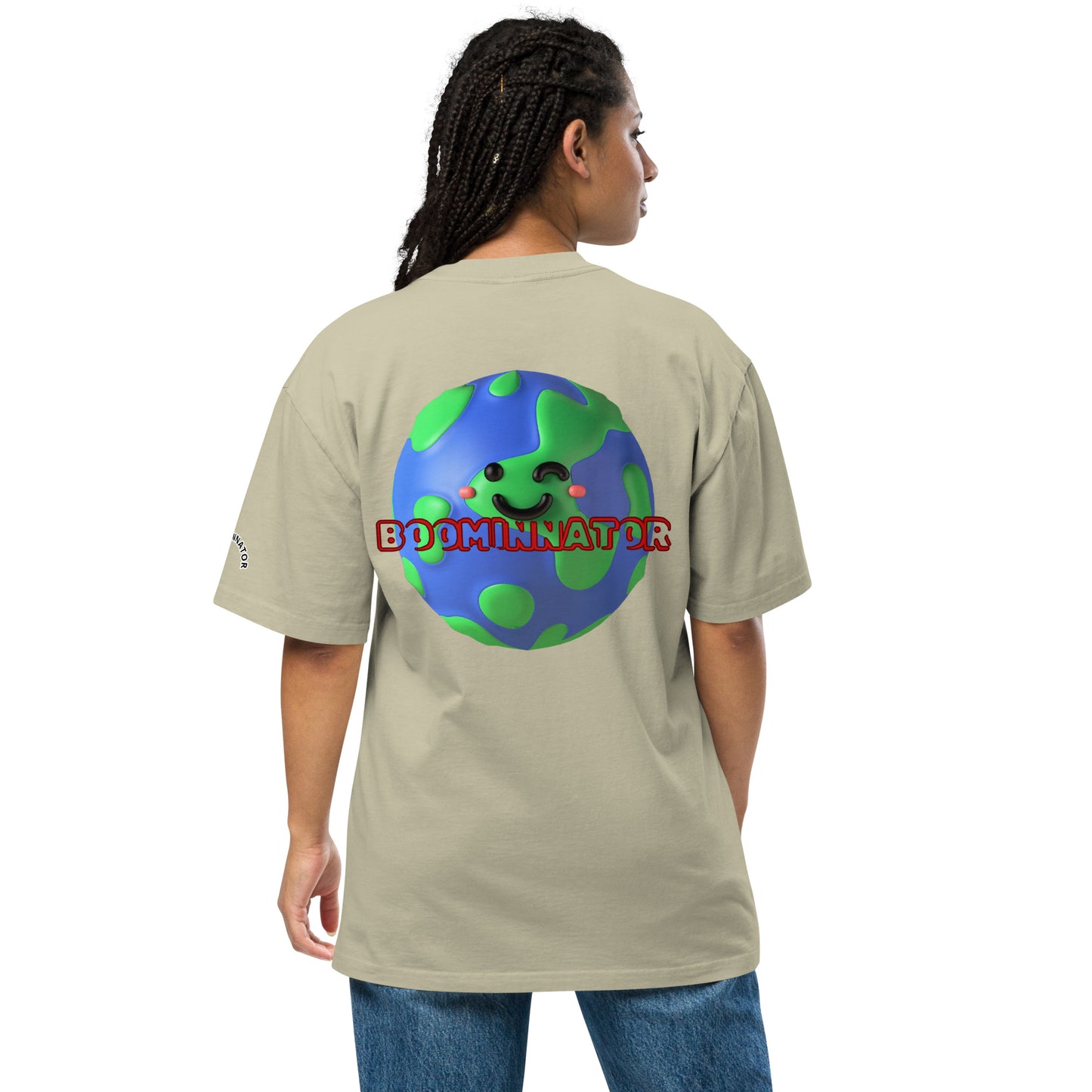 Boominnator Earth Wink Oversized Tee