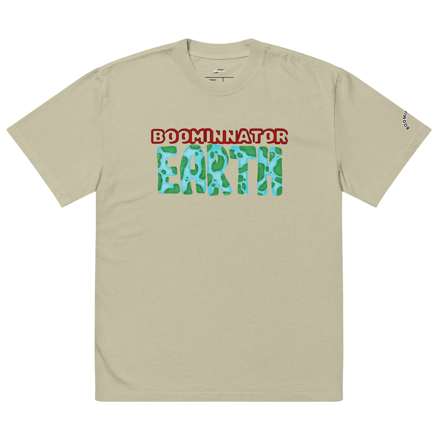 Boominnator Appreciate Earth Oversized Tee