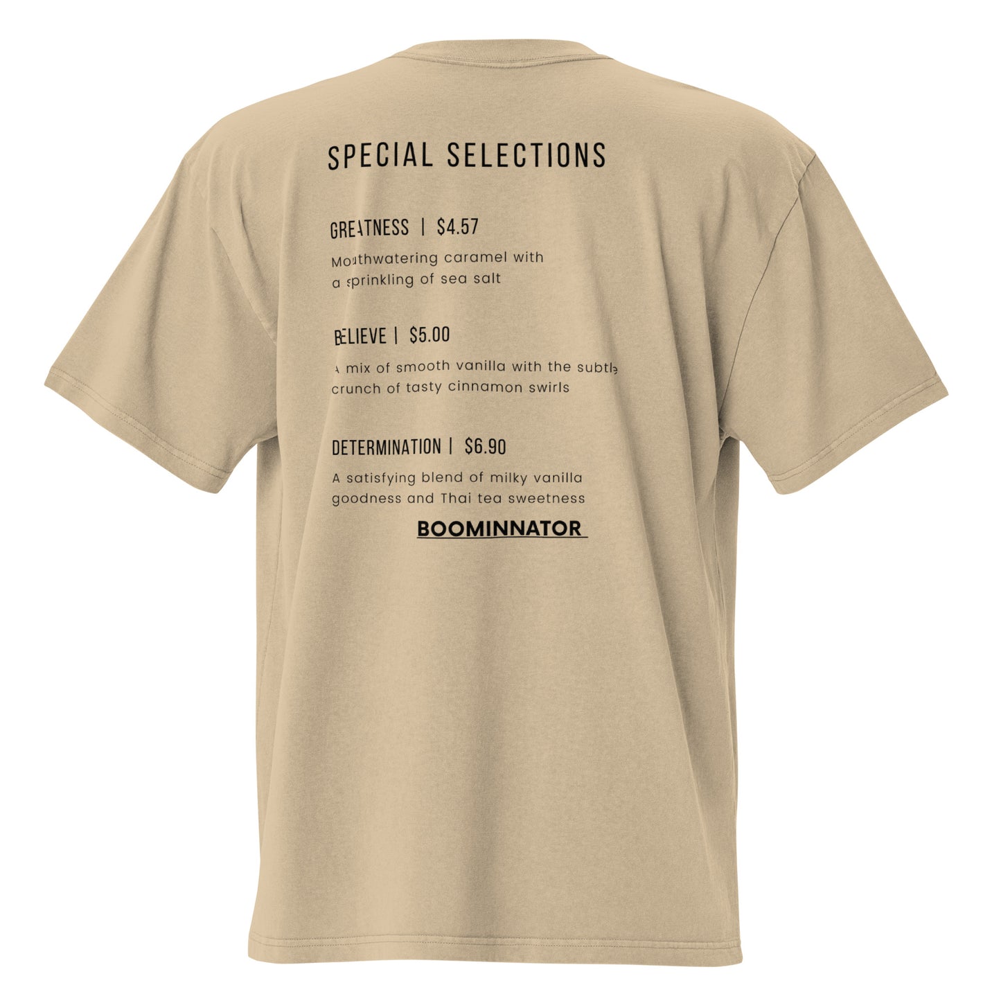 Boominnator Special Selections Oversized Tee