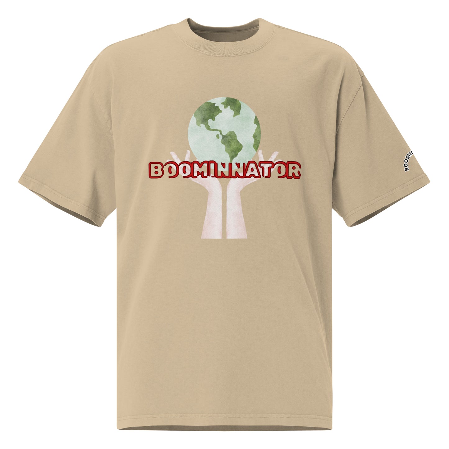 Boominnator Earth In My Hands Oversized Tee