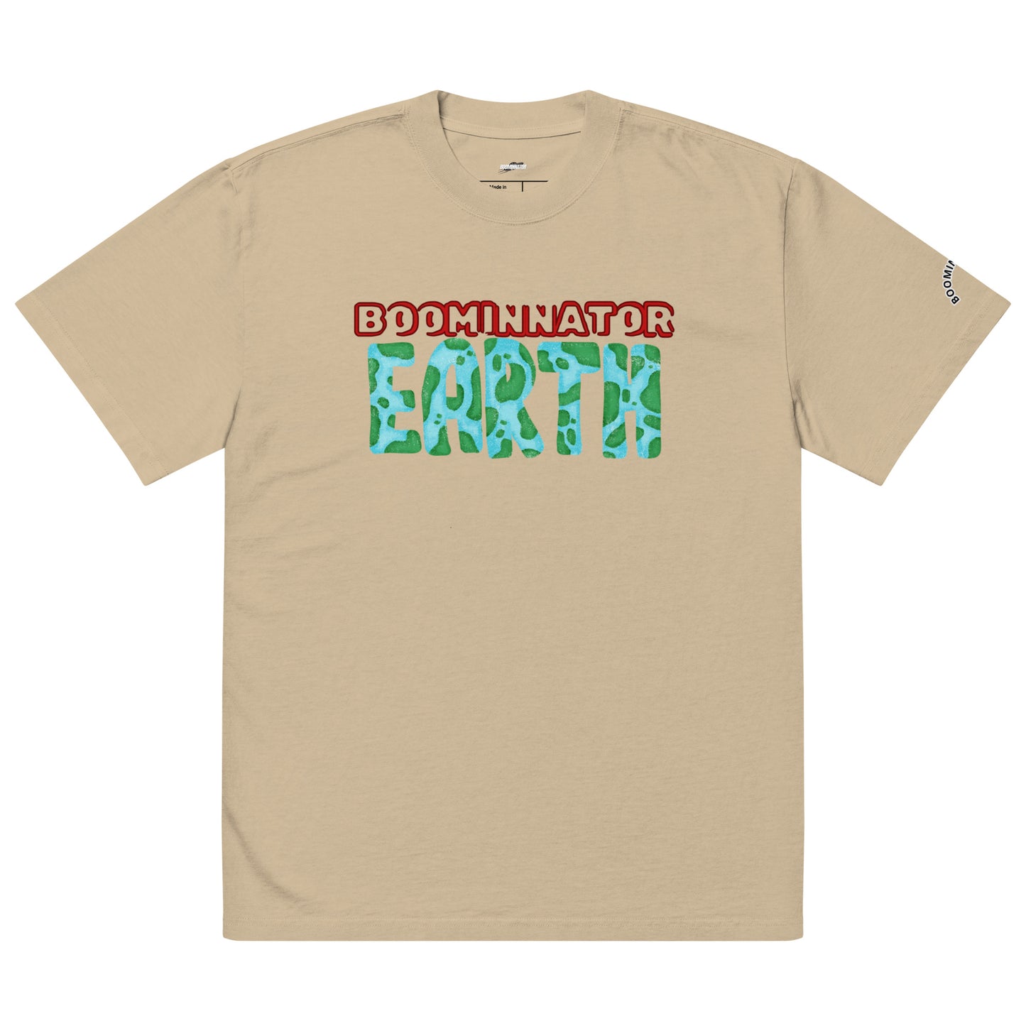 Boominnator Appreciate Earth Oversized Tee